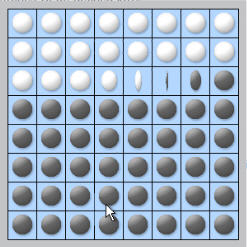 Customized Progress Indicator for Reversi application